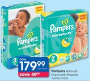 Pampers Baby-Dry Disposable Nappies Jumbo Pack-Per Pack