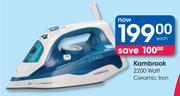 Kambrook 2200 Watt Ceramic Iron-Each