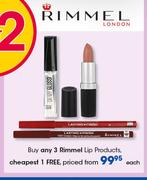 Rimmel Lip Products-Each