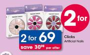 Clicks Artificial Nails-2x Per Offer