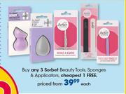 Sorbet Beauty Tools, Sponges And Applicators-Each