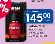 Tarbac Man Fragrances 30ml, 50ml, 75ml Or 100ml-Each