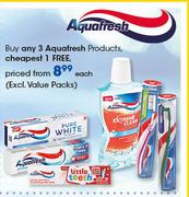 Aquafresh Products(Excl. Value Packs)-Each