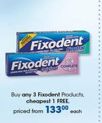 Fixodent Products-Each