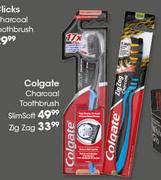 Colgate Charcoal Toothbrush Slimsoft
