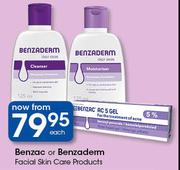 Benzac Or Benzaderm Facial Skin Care Products-Each