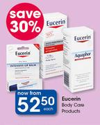  Eucerin Body Care Products-Each