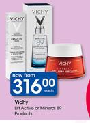 Vichy Lift Active Or Mineral 89 Products-Each