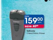 Safeway 2 Head Rotary Shaver-Each
