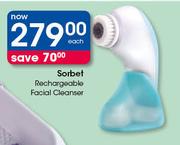 Sorbet Rechargeable Facial Cleanser-Each