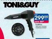 Toni & Guy 1800 Watt Hairdryer TGDR5366/5355DR-Each
