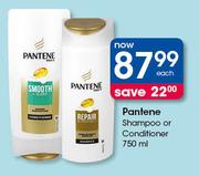 Pantene Shampoo Or Conditioner 750ml-Each