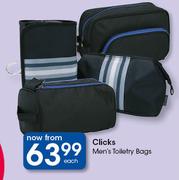 Clicks Men's Toiletry Bags-Each