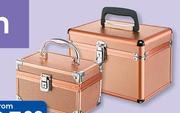 Clicks Copper Aluminium Cosmetic Case Medium-Each