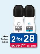 Axe Roll On-2 x 50ml