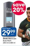 Dove Men+ Care Body Wash-250ml & 400ml Each