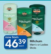 Mitchum Men's Or Ladies Sticks-Each