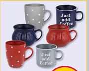 Clicks Stoneware Porcelain Or New Bone China Mugs-Each