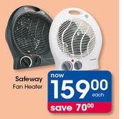 Safeway Fan Heater-Each
