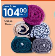 Clicks Throws-Each