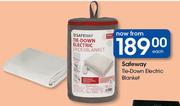 Safeway Tie-Down Electric Blanket-Each