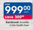 Kambrook Smartlife 4 Litre Health Fryer-Each