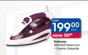 Safeway 1800 Watt Steam Iron-Each