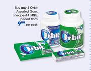 Orbit Assorted Gum-Per Pack