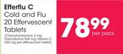 Efferflu C Cold & Flu 20 Effervescent Tablets-Per Pack