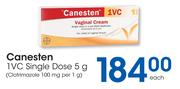 Canesten 1VC Single Dose-5g Each