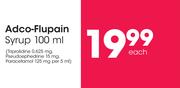 Adco-Flupain Syrup-100ml Each