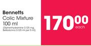 Bennetts Colic Mixture-100ml Each 