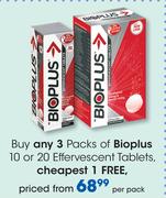 Bioplus 10 Or 20 Effervescent Tablets-Per Pack