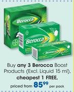 Berocca Boost Products (Excl.Liquid 15ml)-Per Pack