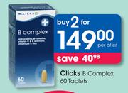 Clicks B Complex 60 Tablets-For 2