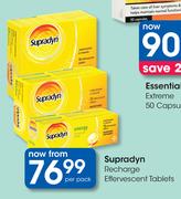 Supradyn Recharge Effervescent Tablets-Per Pack