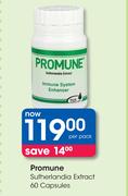 Promune Sutherlandia Extract 60 Capsules-Per Pack