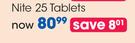 Calmettes Nite 25 Tablets-Per Pack