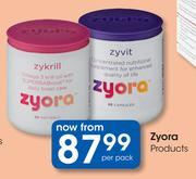 Zyora Products-Per Pack