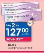 Clicks Digital Pregnancy Test-For 2