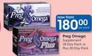 Preg Omega Supplement 28 Day Pack Or Plus 30 Day Pack