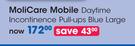 MoliCare Mobile Daytime Incontinence Pull-Ups Blue Large-Per Pack