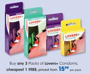Lovers+ Condoms-Per Pack