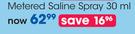 Salex Metered Saline Spray-30ml Each