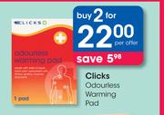 Clicks Odourless Warming Pad-For 2