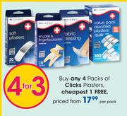 Clicks Plasters-Per Pack