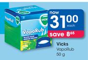 Vicks Vapo Rub-50g Each