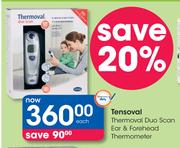 Tensoval Thermoval Duo Scan Ear & Forehead Thermometer-Each