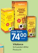 Vitaforce Schweden Bitter Products-Each