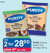 Purity Mabele Baby's Soft Porridge-2 x 350g